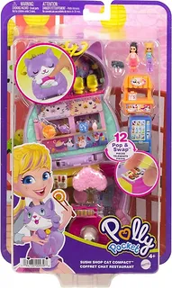 Mattel Zestaw kompaktowy Polly Pocket Kotek barek sushi