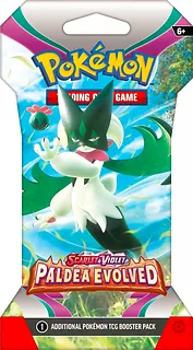 Pokemon TCG Karty Scarlet & Violet - Paldea Evolved - Sleeved Booster