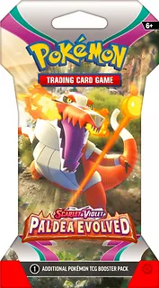 Pokemon TCG Karty Scarlet & Violet - Paldea Evolved - Sleeved Booster