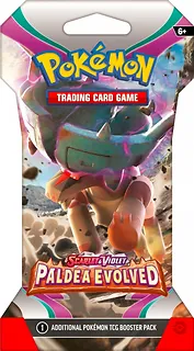 Pokemon TCG Karty Scarlet & Violet - Paldea Evolved - Sleeved Booster