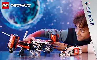 LEGO Klocki Technic 42181 Transportowy statek kosmiczny VTOL LT81