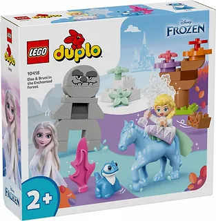 LEGO Klocki DUPLO Disney 10418 Elza i Bruni w Zaczarowanym lesie