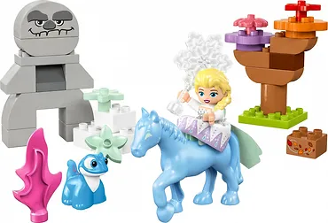 LEGO Klocki DUPLO Disney 10418 Elza i Bruni w Zaczarowanym lesie