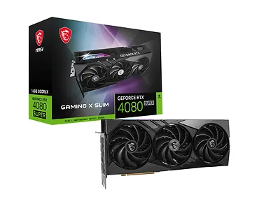 MSI Karta graficzna GeForce RTX 4080 SUPER 16GB GAMING X SLIM GDDR6X 256bit