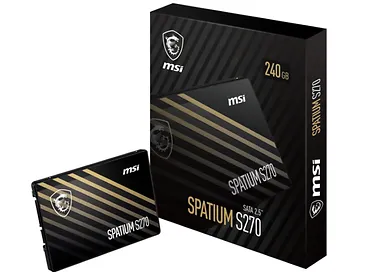Dysk SSD MSI SPATIUM S270 240GB 2,5 cala SATA3 500/400MB/s