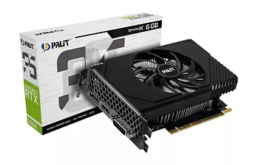 Palit Karta graficzna GeForce RTX 3050 StormX 6GB GDDR6 96bit DVI/DP/HDMI