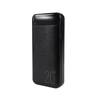 WEKOME Power bank 20000 mAh Super Charging 2xUSB-A LED Czarny