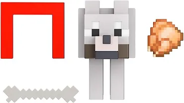 Mattel Figurka Minecraft Tamed Wolf