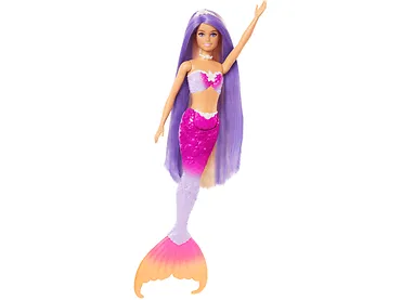 Mattel Lalka Barbie Malibu Syrenka Zmiana koloru