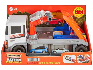 Matchbox Prawdziwe Przygody Laweta Pomoc drogowa HRY43