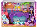 Mattel Zestaw Enchantimals Tropikalny basen + lalka Małpka