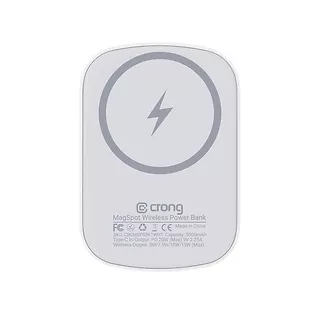 CRONG Bezprzewodowy power bank z MagSafe 5000mAh, USB-C 20W PD