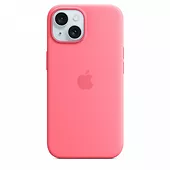 Apple Etui silikonowe z MagSafe do iPhonea 15 - różowe