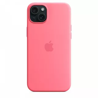 Apple Etui silikonowe z MagSafe do iPhonea 15 Plus - różowe