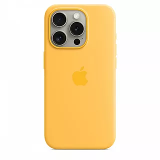 Apple Etui silikonowe z MagSafe do iPhonea 15 Pro - sunshine