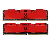GOODRAM Pamięć DDR4 IRDM X 16GB/3200 (2*8GB) 16-20-20 Czerwona