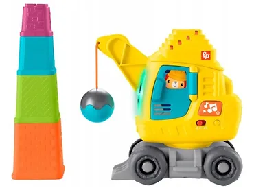 Fisher Price Zabawka edukacyjna Wesoły dźwig Układaj i licz