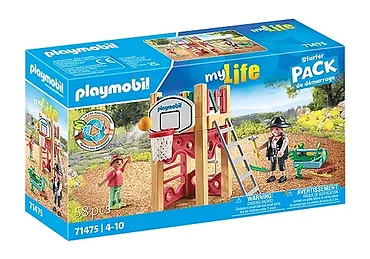 Playmobil Zestaw figurek City Life 71475 Pani cieśla w pracy