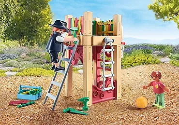 Playmobil Zestaw figurek City Life 71475 Pani cieśla w pracy