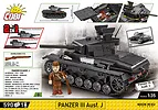 Cobi Klocki Klocki Historical Collection WWII Panzer III Ausf. J 590 klock&oacute;w