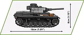Cobi Klocki Klocki Historical Collection WWII Panzer III Ausf. J 590 klock&oacute;w