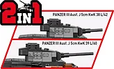 Cobi Klocki Klocki Historical Collection WWII Panzer III Ausf. J 590 klock&oacute;w