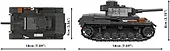 Cobi Klocki Klocki Historical Collection WWII Panzer III Ausf. J 590 klock&oacute;w