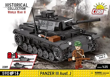 Cobi Klocki Klocki Historical Collection WWII Panzer III Ausf. J 590 klock&oacute;w
