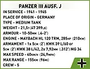 Cobi Klocki Klocki Historical Collection WWII Panzer III Ausf. J 590 klock&oacute;w
