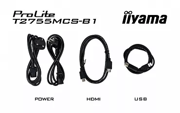 IIYAMA Monitor 27 cali T2755MSC-B1 DOTYK,USB,HDMI,IPS