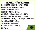 Cobi Klocki Klocki Historical Collection Sd.Kfz. 234/3 Stummel