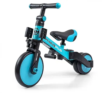 Milly Mally Rowerek Ride On - Bike 4w1 OPTIMUS PLUS Blue