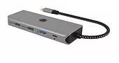 IcyBox Stacja dokująca IB-DK4012-CPD 9w1, 2x HDMI, 4K60Hz, 3xUSB, 100W PD,LAN, Czytnik kart