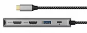 IcyBox Stacja dokująca IB-DK4012-CPD 9w1, 2x HDMI, 4K60Hz, 3xUSB, 100W PD,LAN, Czytnik kart