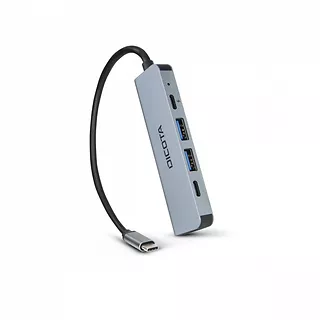 DICOTA Hub USB-C 5 w 1 Video Hub 4K PD 100W