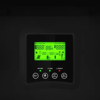 Green Cell Inwerter solarny falownik Off Grid z ładowarką solarną MPPT 24VDC 230VAC 3000VA/3000W Czysta sinusoida