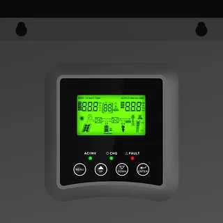 Green Cell Inwerter solarny falownik Off Grid z ładowarką solarną MPPT 24VDC 230VAC 2000VA/2000W Czysta sinusoida