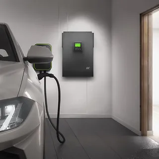 Green Cell Inwerter solarny falownik Off Grid z ładowarką solarną MPPT 48VDC 230VAC 3000VA/3000W Czysta sinusoida