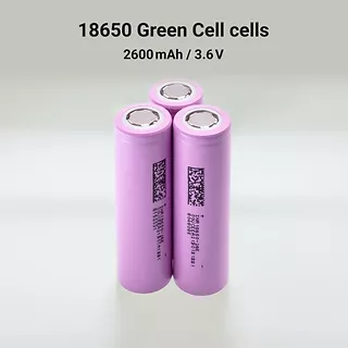 Green Cell 50x Ogniwo Akumulator 18650 Li-Ion INR1865026E 3.6V 2600mAh