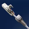 Qoltec Wtyk RJ45 beznarzędziowy STP | CAT6A | JACK PIN | T568B | T568A