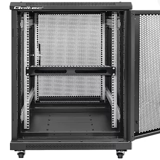 Qoltec Organizer kabli do szaf RACK 19" | 24 porty | 1U