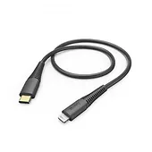Hama Kabel ładujący USB-C lightning 1,5m Czarny