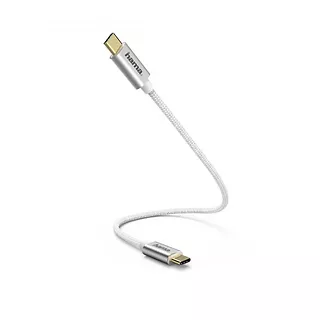 Hama Kabel ładujący USB -C 0,2m Biały