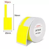 Etykiety termiczne Niimbot R25*78-90 Żółte