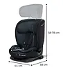 Kinderkraft Fotelik ONETO3 i-Size 76-150 GRAPHITE BLACK