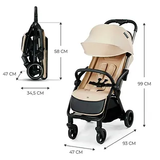 Kinderkraft W&oacute;zek spacerowy APINO DUNE BEIGE