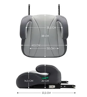 Kinderkraft Fotelik I-BOOST GREY