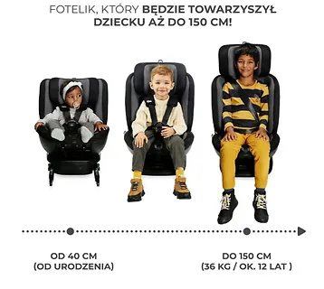 Kinderkraft Fotelik XPEDITION 2 i-Size 40-150 BLACK