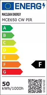 Maclean Naświetlacz LED 50W z czujnikiem PIR MCE650CW