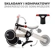 Kinderkraft Rowerek tr&oacute;jkołowy 4TRIKE SILVER GREY